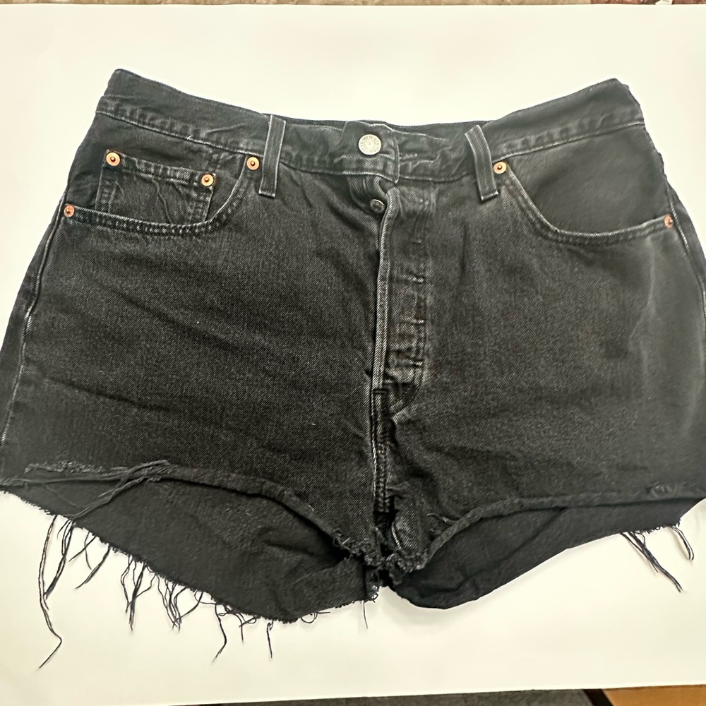 Levi's Women's Dark Denim Jean Shorts